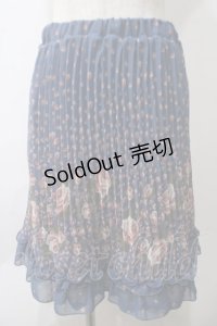 axes femme / 花柄スカート M 紺 Y-25-05-29-069-AX-SK-SZ-ZI