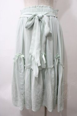 画像2: axes femme kawaii / ヴィンテージシフォンスカート M ミント Y-25-05-29-075-AX-SK-SZ-ZY