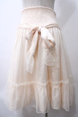 画像2: axes femme kawaii / コルセット風ティアードスカート M キナリ Y-25-05-29-076-AX-SK-SZ-ZY