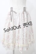 axes femme / 裾メルヘン柄ペチミニ  オフ Y-25-05-29-079-AX-SK-AS-ZY