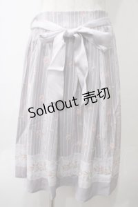 axes femme / チューリップ柄ミドルスカート M ラベンダー Y-25-05-29-087-AX-SK-SZ-ZI