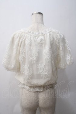 画像2: axes femme / 総レースプルオーバー M 白 Y-25-05-29-001-AX-TO-SZ-ZY