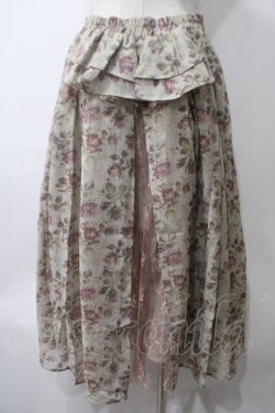 画像2: axes femme / バッスル風デザインスカート M パープル Y-25-05-29-089-AX-SK-SZ-ZY