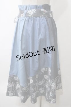 画像2: axes femme / パッチワークスカート M ブルー Y-25-05-29-093-AX-SK-SZ-ZI