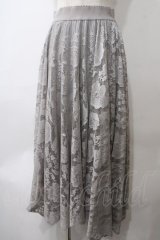axes femme / レースサーキュラースカート F グレー Y-25-05-29-096-AX-SK-SZ-ZI