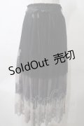axes femme / グラデーションレーススカート F 黒 Y-25-05-29-100-AX-SK-SZ-ZY