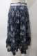 画像2: axes femme / フローラルレースイレヘムスカート F 紺 Y-25-05-29-101-AX-SK-SZ-ZY (2)