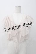 axes femme / ボリュームフリルボレロ  ピンク Y-25-05-29-011-AX-TO-SZ-ZY
