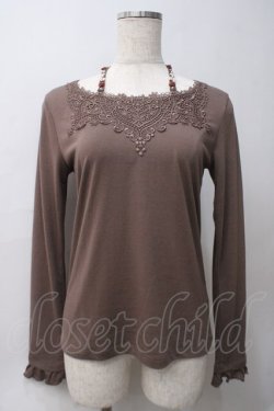 画像1: axes femme / クロスストラップインナー M モカ Y-25-05-29-013-AX-TO-SZ-ZY