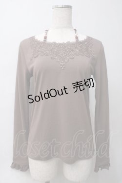 画像1: axes femme / クロスストラップインナー M モカ Y-25-05-29-013-AX-TO-SZ-ZY
