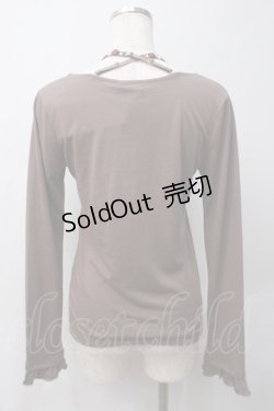 画像2: axes femme / クロスストラップインナー M モカ Y-25-05-29-013-AX-TO-SZ-ZY