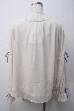 画像2: axes femme / フェザー×花刺繍トップス M 生成り Y-25-05-29-002-AX-TO-SZ-ZY