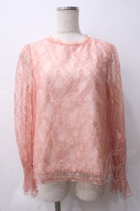 evelyn / 総レーストップス M ピンク Y-25-05-29-019-LO-SK-SZ-ZY