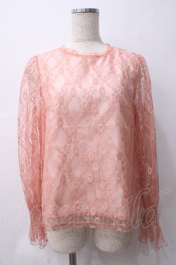 画像1: evelyn / 総レーストップス M ピンク Y-25-05-29-019-LO-SK-SZ-ZY