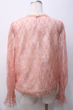 画像2: evelyn / 総レーストップス M ピンク Y-25-05-29-019-LO-SK-SZ-ZY
