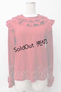 画像1: axes femme kawaii / フリルリボンカットプル M アカ Y-25-05-29-024-AX-TO-SZ-ZI