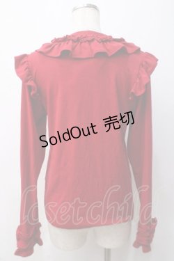 画像2: axes femme kawaii / フリルリボンカットプル M アカ Y-25-05-29-024-AX-TO-SZ-ZI