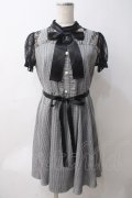 Ank Rouge / チェックワンピース M グレー Y-25-05-29-028-CA-OP-SZ-ZY