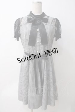 画像1: Ank Rouge / チェックワンピース M グレー Y-25-05-29-028-CA-OP-SZ-ZY