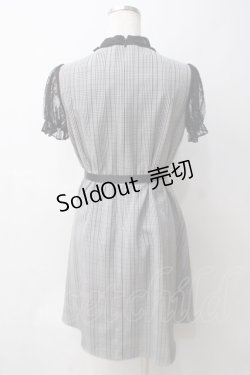 画像2: Ank Rouge / チェックワンピース M グレー Y-25-05-29-028-CA-OP-SZ-ZY