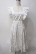 marcHenTica / アリスエプロン  白 Y-25-05-29-031-LO-SK-SZ-ZY