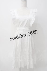 marcHenTica / アリスエプロン  白 Y-25-05-29-031-LO-SK-SZ-ZY
