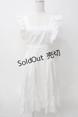 画像1: marcHenTica / アリスエプロン  白 Y-25-05-29-031-LO-SK-SZ-ZY