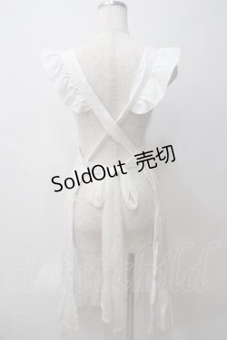 画像2: marcHenTica / アリスエプロン  白 Y-25-05-29-031-LO-SK-SZ-ZY