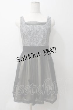 画像1: MILK / Lilyドレス  ブラックレース Y-25-05-29-033-ML-OP-SZ-ZI
