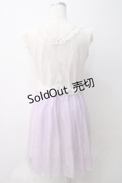 画像2: Swankiss /チュール切替ワンピース  ラベンダー Y-25-05-29-038-CA-OP-SZ-ZY