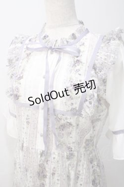 画像3: axes femme / ストライプ柄レースワンピース  ラベンダー Y-25-05-29-042-AX-OP-SZ-ZY