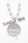 Angelic Pretty / Neon Musicネックレス  ブラック Y-25-06-01-001-AP-AC-SZ-ZY