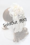 PrivateSquare. / コサージュレースヘッドドレス   Y-25-06-01-043-LO-AC-SZ-ZY