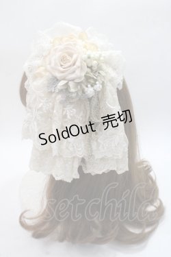 画像2: PrivateSquare. / コサージュレースヘッドドレス   Y-25-06-01-043-LO-AC-SZ-ZY