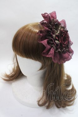 画像1: PrivateSquare. / コサージュレースヘッドドレス   Y-25-06-01-044-LO-AC-SZ-ZY