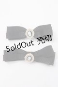m petit by misako / TT*AM2Pクリップ  中黒 Y-25-06-01-007-LO-ZA-SZ-ZY