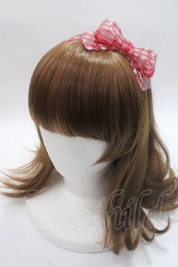 画像1: BABY,THE STARS SHINE BRIGHT / メルティーヌ Ribbon カチューシャ  レッド Y-25-06-01-051-BA-AC-SZ-ZY