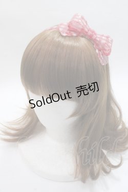 画像1: BABY,THE STARS SHINE BRIGHT / メルティーヌ Ribbon カチューシャ  レッド Y-25-06-01-051-BA-AC-SZ-ZY