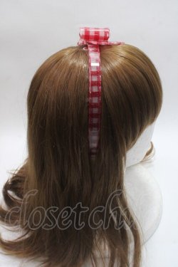 画像3: BABY,THE STARS SHINE BRIGHT / メルティーヌ Ribbon カチューシャ  レッド Y-25-06-01-051-BA-AC-SZ-ZY