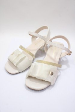 画像1: axes femme POETIQUE / クリアヒールサンダル  キナリ Y-25-06-01-053-AX-SH-SZ-ZY