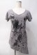 画像1: BPN FOR MEN / プリントアシメカットソー M グレー Y-25-06-01-065-GO-TO-SZ-ZY (1)