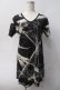 画像1: CIVARIZE / 総柄サイドジップロングTシャツ 44 ブラック Y-25-06-01-070-GO-TS-SZ-ZY (1)