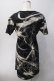 画像2: CIVARIZE / 総柄サイドジップロングTシャツ 44 ブラック Y-25-06-01-070-GO-TS-SZ-ZY (2)