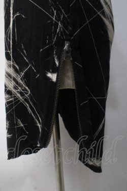 画像3: CIVARIZE / 総柄サイドジップロングTシャツ 44 ブラック Y-25-06-01-070-GO-TS-SZ-ZY