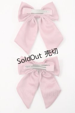 画像2: m petit by misako / サンリオキャラクターズコラボ マイメロディ　リボンクリップ  中桃 Y-25-06-01-010-LO-AC-SZ-ZY