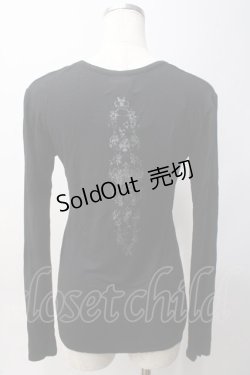 画像2: Sixh / プリントカットソー  黒 Y-25-06-01-072-HN-TO-SZ-ZY