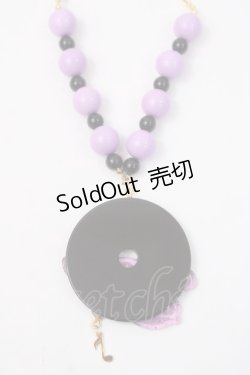 画像2: Angelic Pretty / Neon Musicネックレス  ブラック Y-25-06-01-001-AP-AC-SZ-ZY
