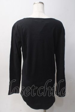 画像2: BPN FOR MEN / プリントカットソー M 黒 Y-25-06-01-078-GO-TO-SZ-ZY