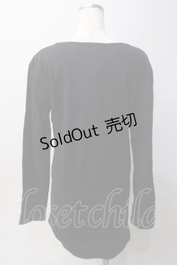 画像2: BPN FOR MEN / プリントカットソー M 黒 Y-25-06-01-078-GO-TO-SZ-ZY
