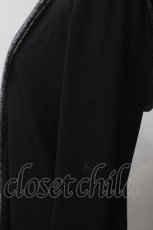 画像3: GHOST of HARLEM / レイヤード風カーディガン F 黒×グレー Y-25-06-01-082-GL-TO-SZ-ZT340 (3)
